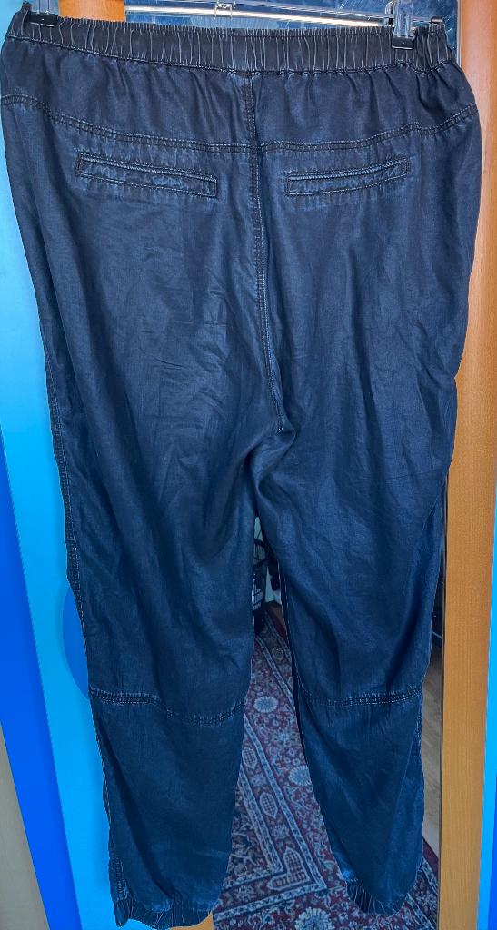 donkerblauwe lycocell zomerjeans Expresso 44 zgan, Maat 42/44 (L), Ophalen of Verzenden, Zo goed als nieuw, Lang