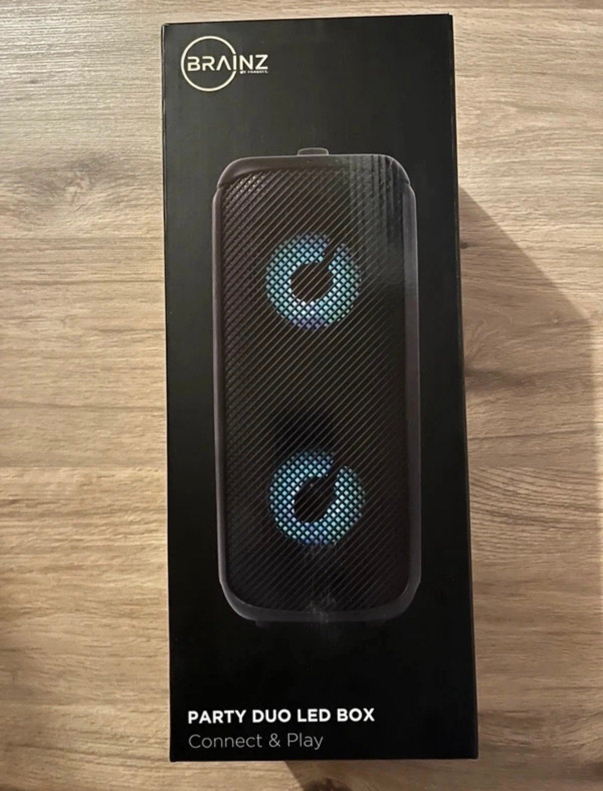 BRAINZ Party Duo LED Box Bluetooth Speaker, Audio, Tv en Foto, Overige merken, Party speaker, Nieuw, Ophalen of Verzenden