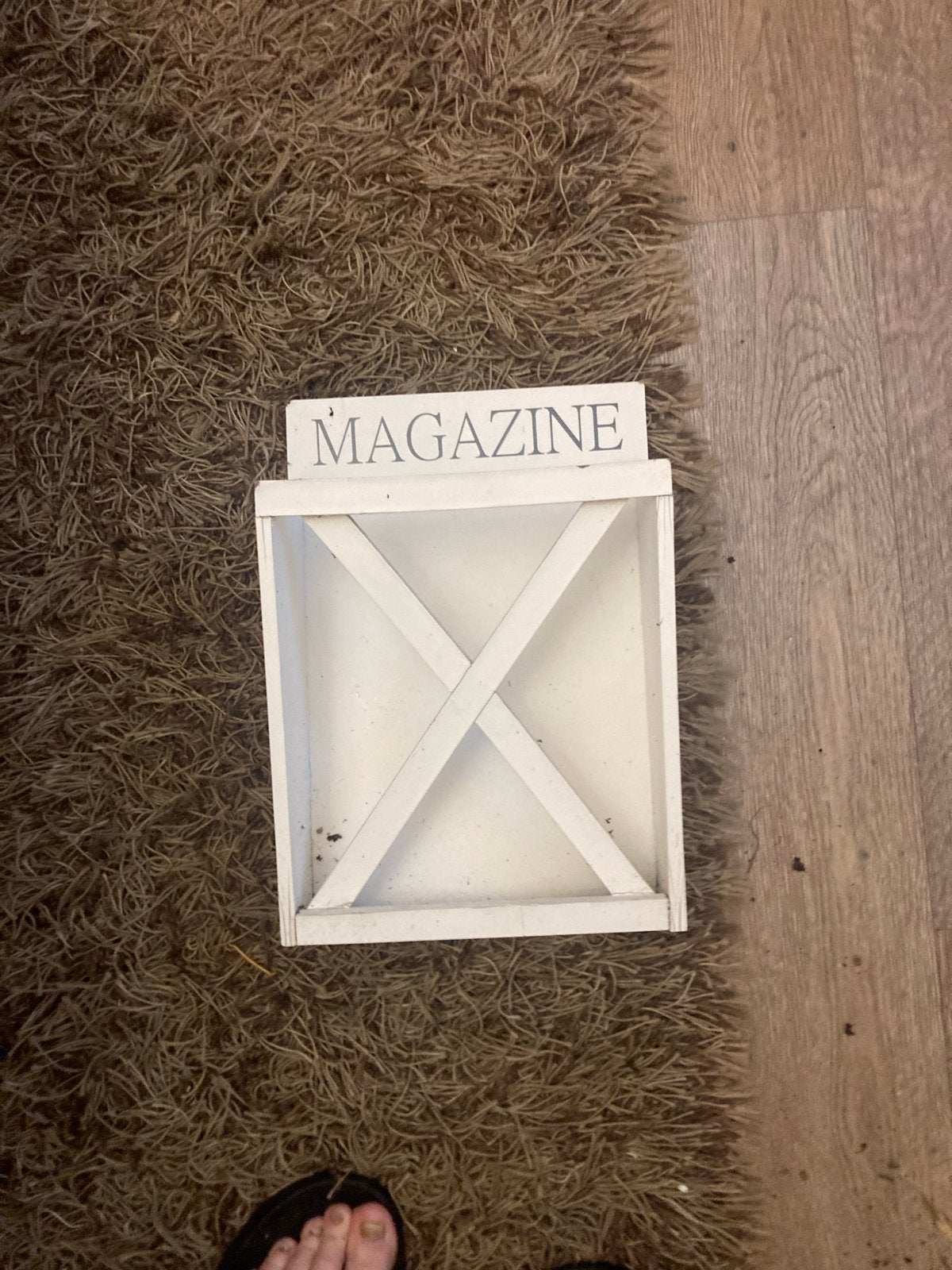 - Gratis, Ophalen, Gebruikt, Vintage, Tijdschriftenrek