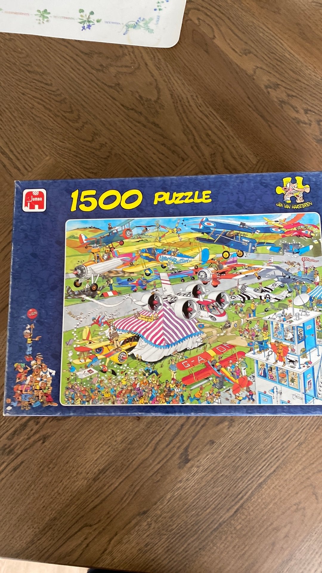 Jan van Haasteren: De vliegshow. 1500 stukjes, Ophalen, 500 t/m 1500 stukjes, Zo goed als nieuw, Legpuzzel