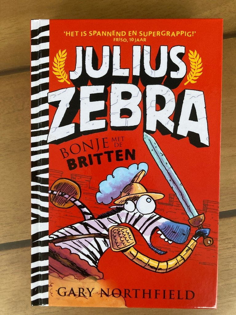 Julius Zebra: Bonje met de Britten - Gary Northfield, Boeken, Fictie algemeen, Ophalen of Verzenden, Zo goed als nieuw, Gary Northfield