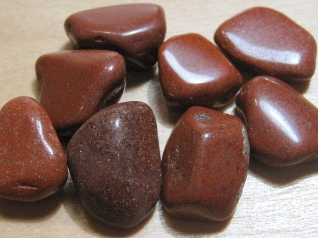 e. 2x 50Kt kleine edelstenen RODE JASPIS (5), Verzenden, Nieuw