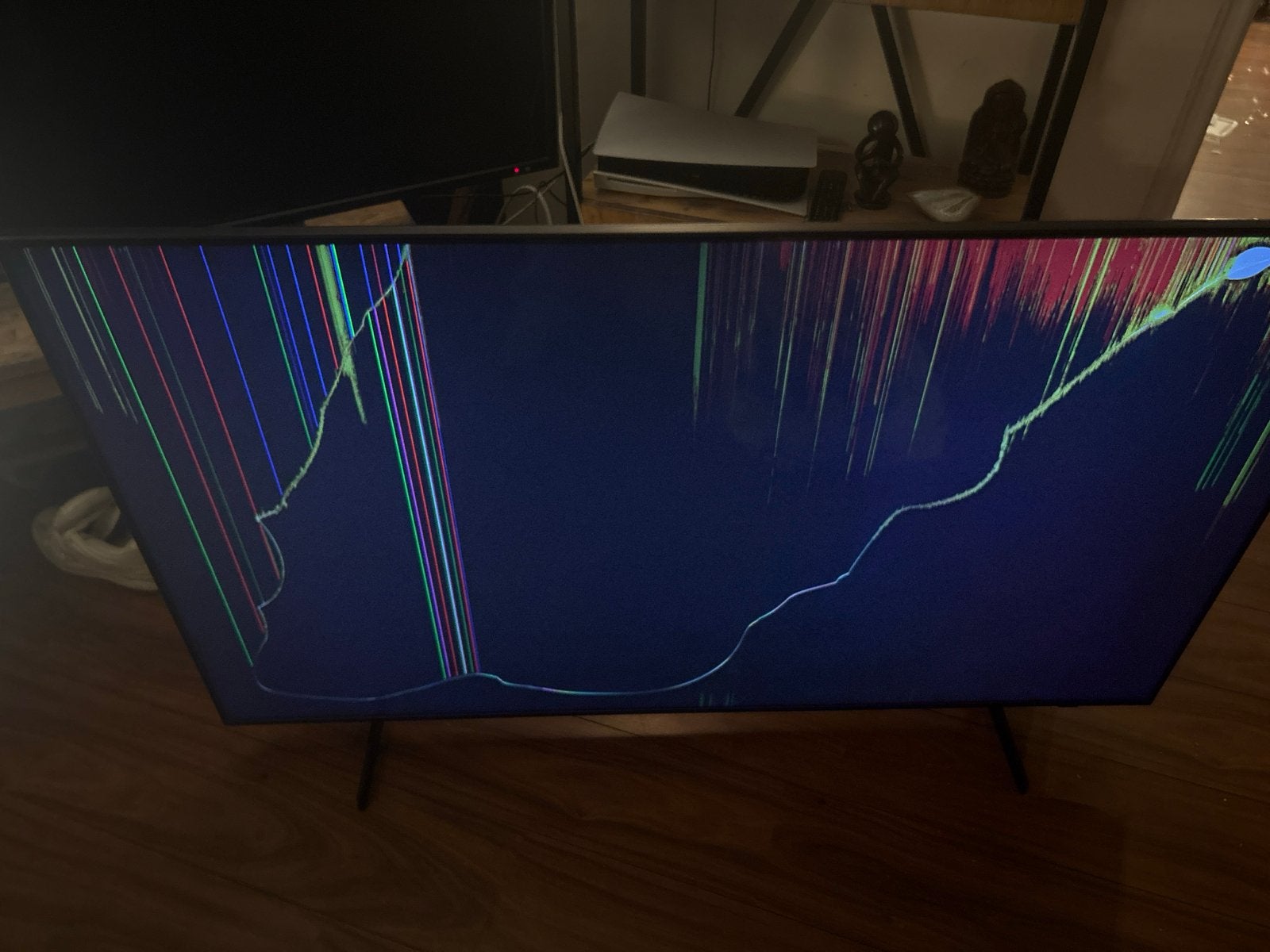 Samsung 50 inch Crystal UHD TV (UN50DU7700) - Defect scherm, LED, Ophalen of Verzenden, Samsung, 4k (UHD)