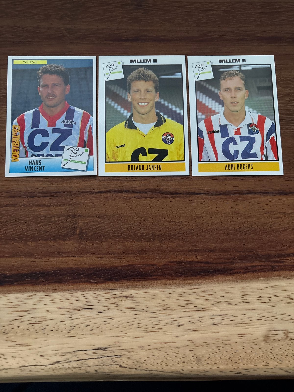Panini Voetbalplaatjes Willem II - 1993 en 1994, Ophalen of Verzenden, Zo goed als nieuw, Stickers en Plaatjes