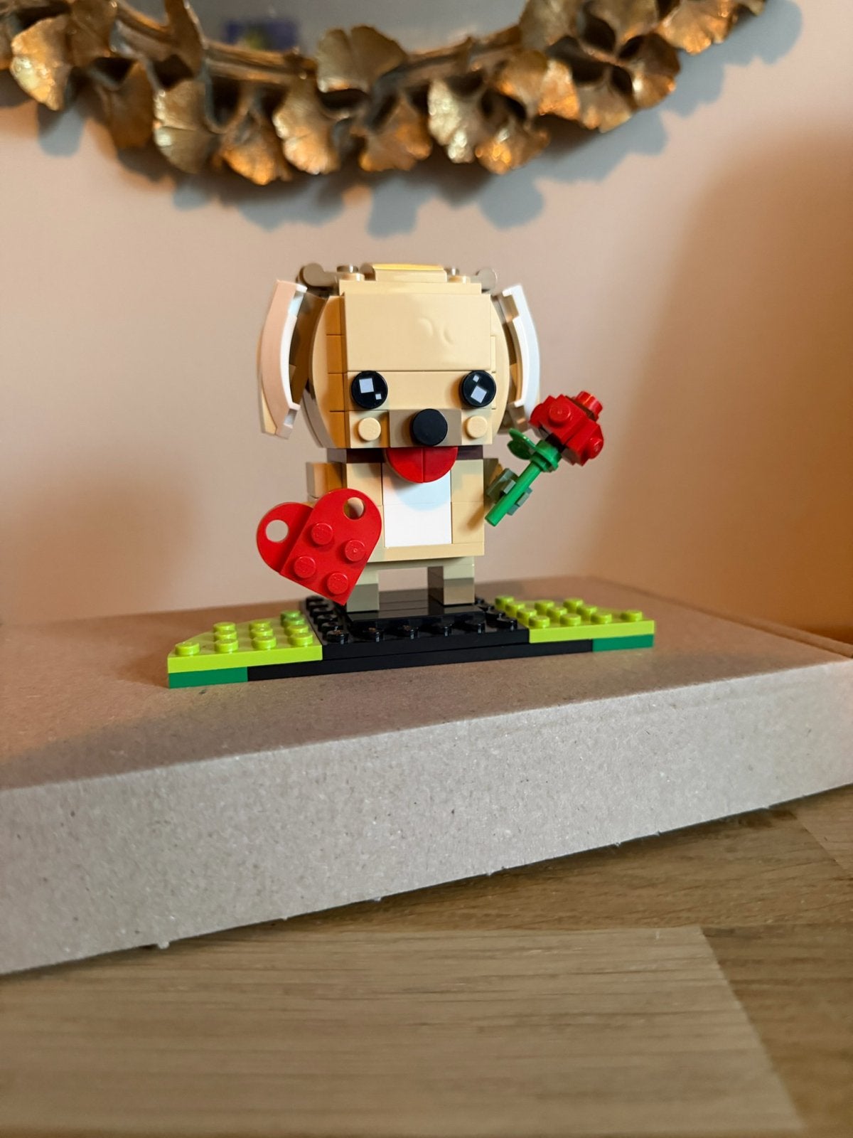 LEGO BrickHeadz Valentine’s Puppy 40349 – Valentijn, Ophalen of Verzenden, Gebruikt, Overige merken