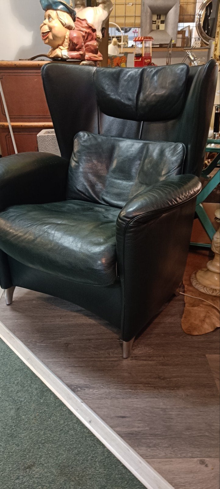 DeSede DS23 Leren Fauteuil - Comfortabel en Stijlvol, Gebruikt, Ophalen of Verzenden, 75 tot 100 cm, Modern, Tijdloos, Design