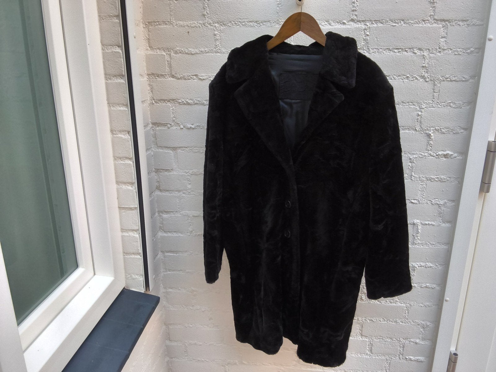 Bontjas imitatie zwart Betty Barclay mt 42, Zwart, Maat 42/44 (L), Betty Barclay, Ophalen of Verzenden