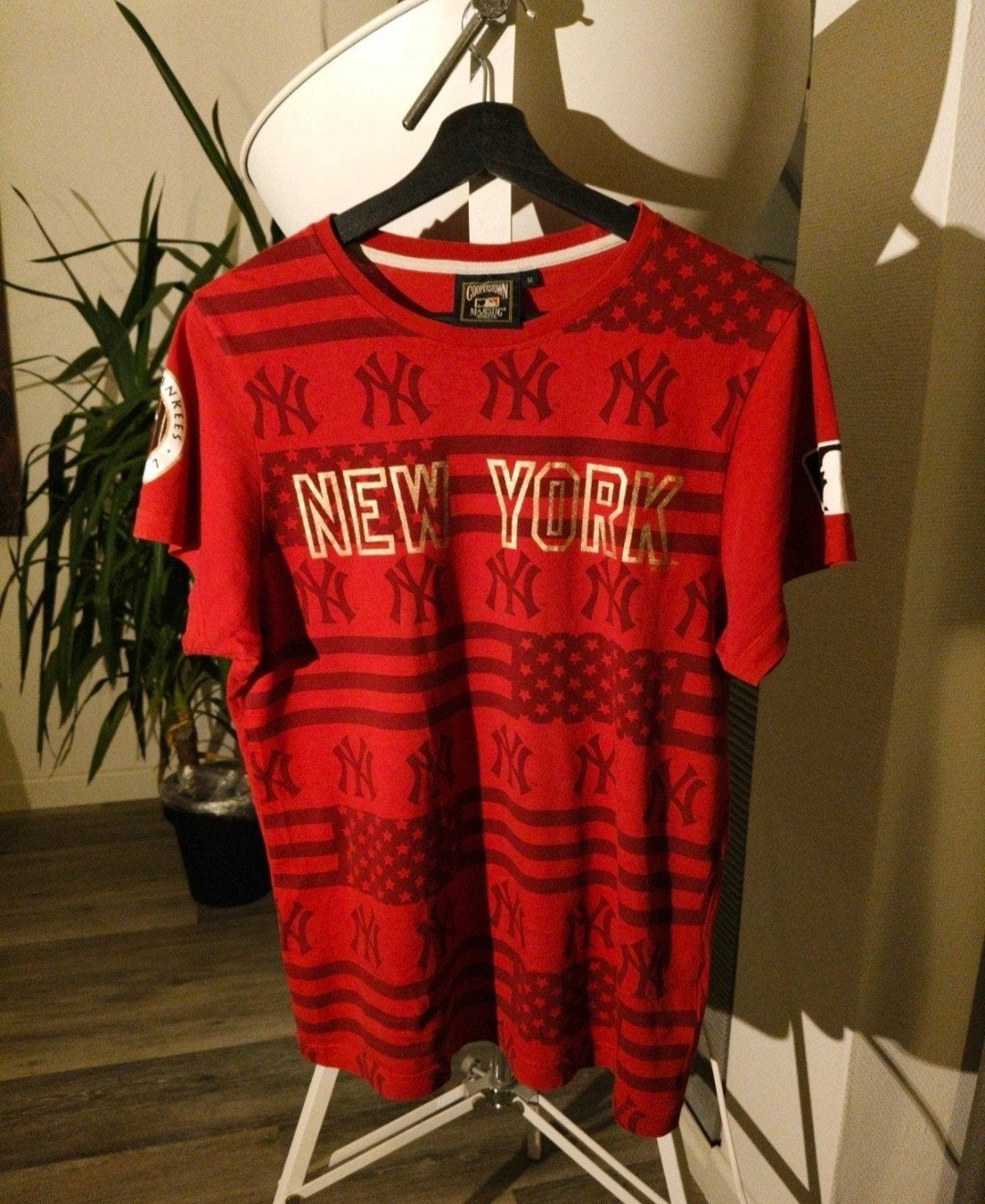 New York Yankees T-shirt Rood Maat M, Ophalen of Verzenden, Rood