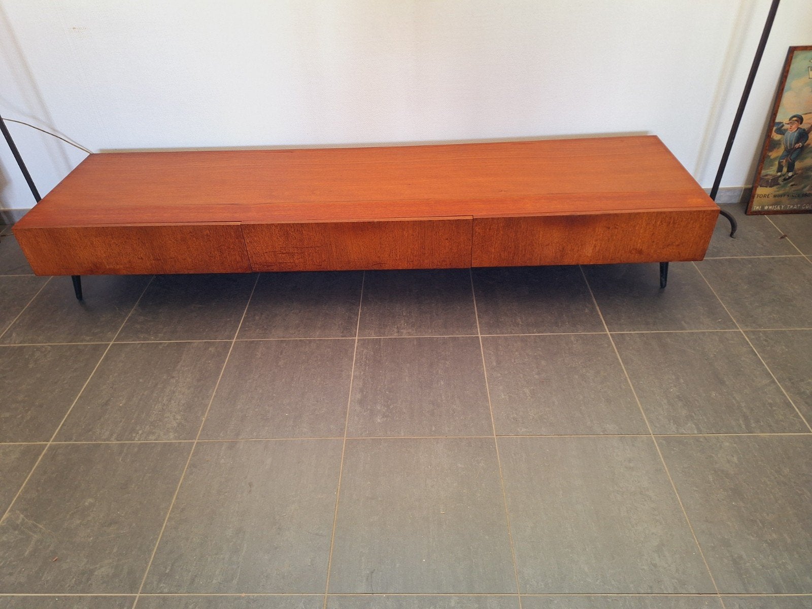 Vintage TV meubel midcentury., Huis en Inrichting, Kasten | Televisiemeubels, Ophalen, 25 tot 50 cm, Minder dan 100 cm