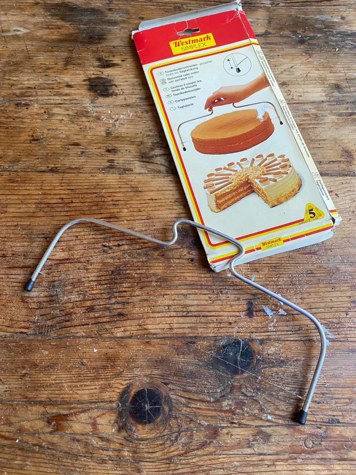 Vintage Westmark Simplex Taartbodemsnijder - Made in West-Ge, Ophalen of Verzenden
