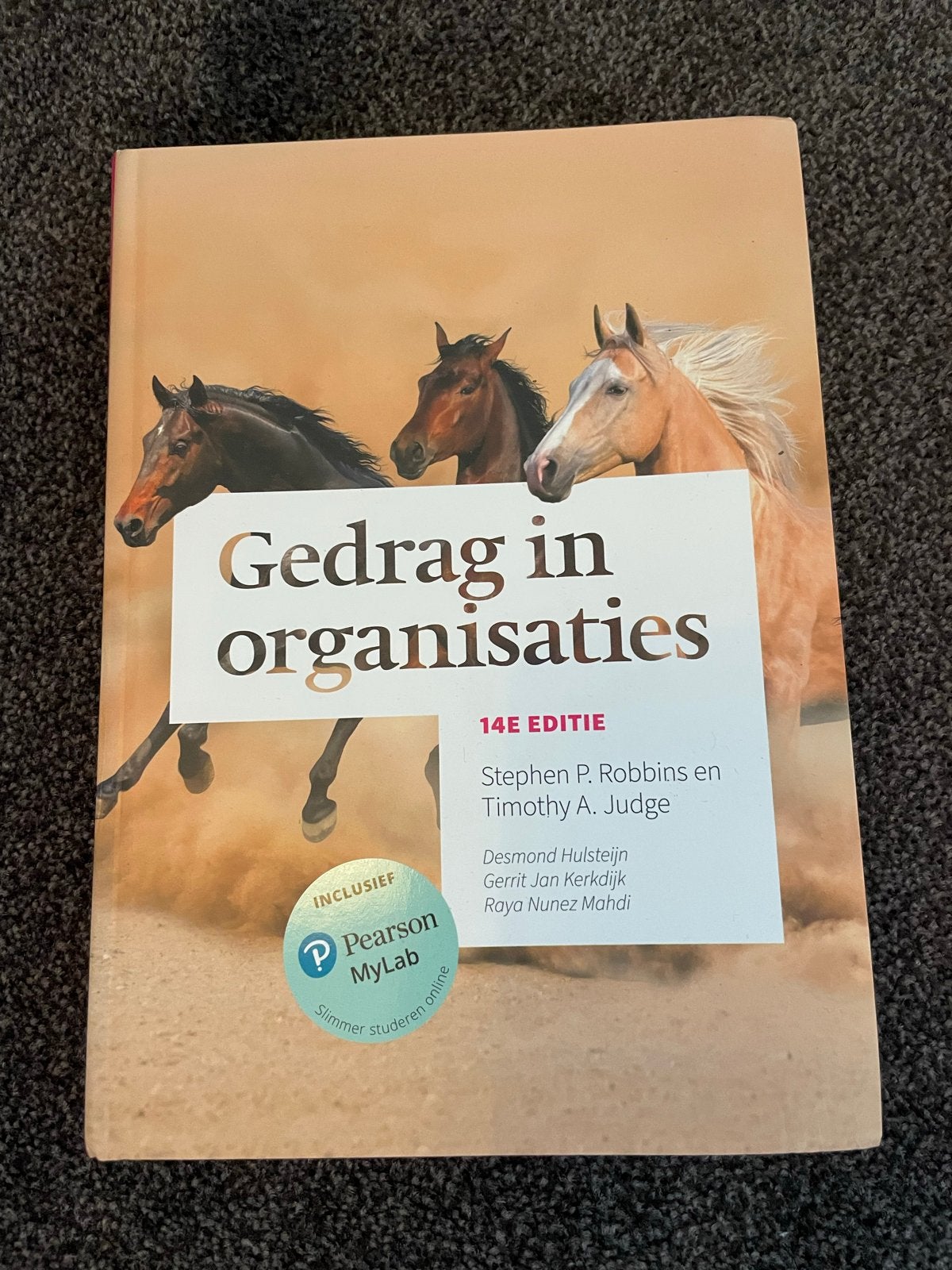 Gedrag in organisaties - Stephen P. Robbins (14e editie), Boeken, Ophalen of Verzenden, Zo goed als nieuw, HBO