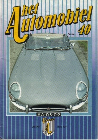 Automobiel 40 1983: Jaguar E Type Cabrio - Chevrolet Corvair, Ophalen of Verzenden, Gelezen, Algemeen