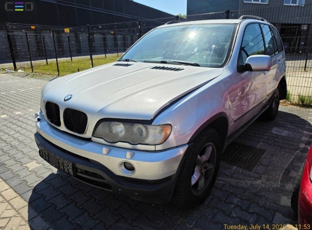 BMW X5 3.0 I AUT 2002 Grijs, Auto's, BMW, Automaat, X5, Vierwielaandrijving, 2300 kg