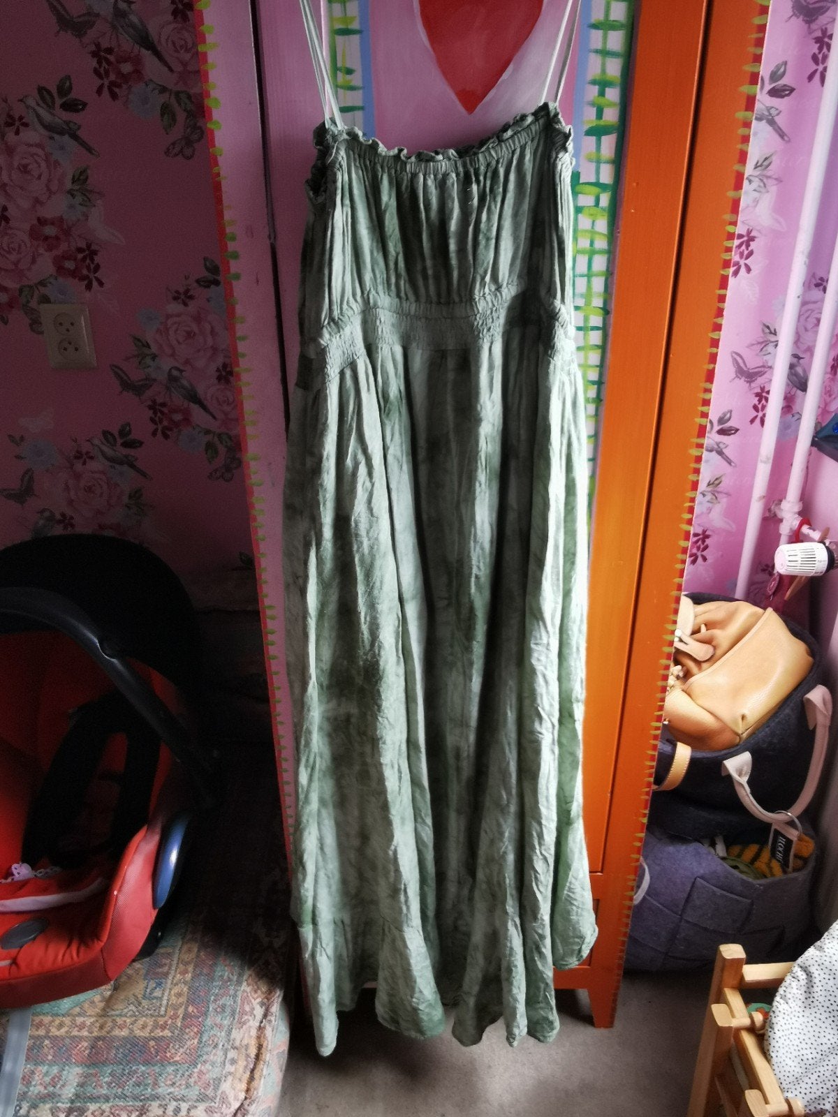 Mustard Seed Groene Tie-Dye Maxi Jurk Maat M, Maat 38/40 (M), Ophalen of Verzenden, Gedragen, Mustard Seed