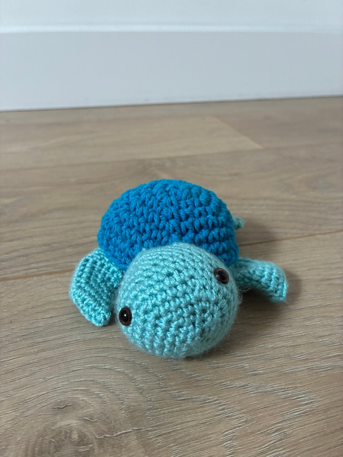 Gehaakte knuffel - schildpad, Ophalen of Verzenden, Zo goed als nieuw, Overige typen