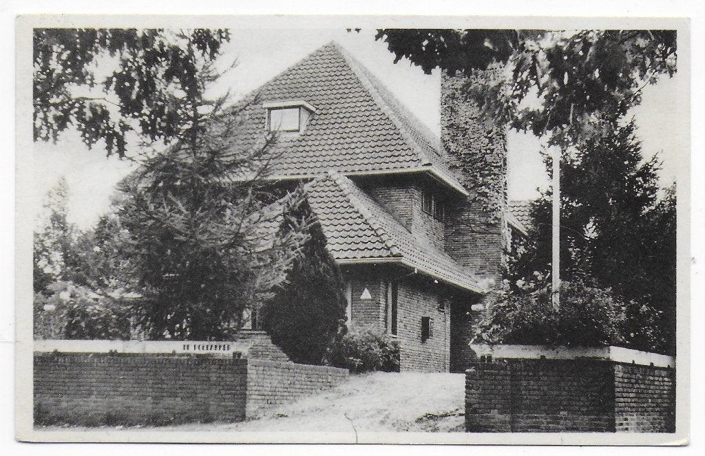 Lunteren Jeugdherberg de Poelakker Ansichtkaart ( B7304 ), Ophalen of Verzenden, 1940 tot 1960, Gelopen, Gelderland