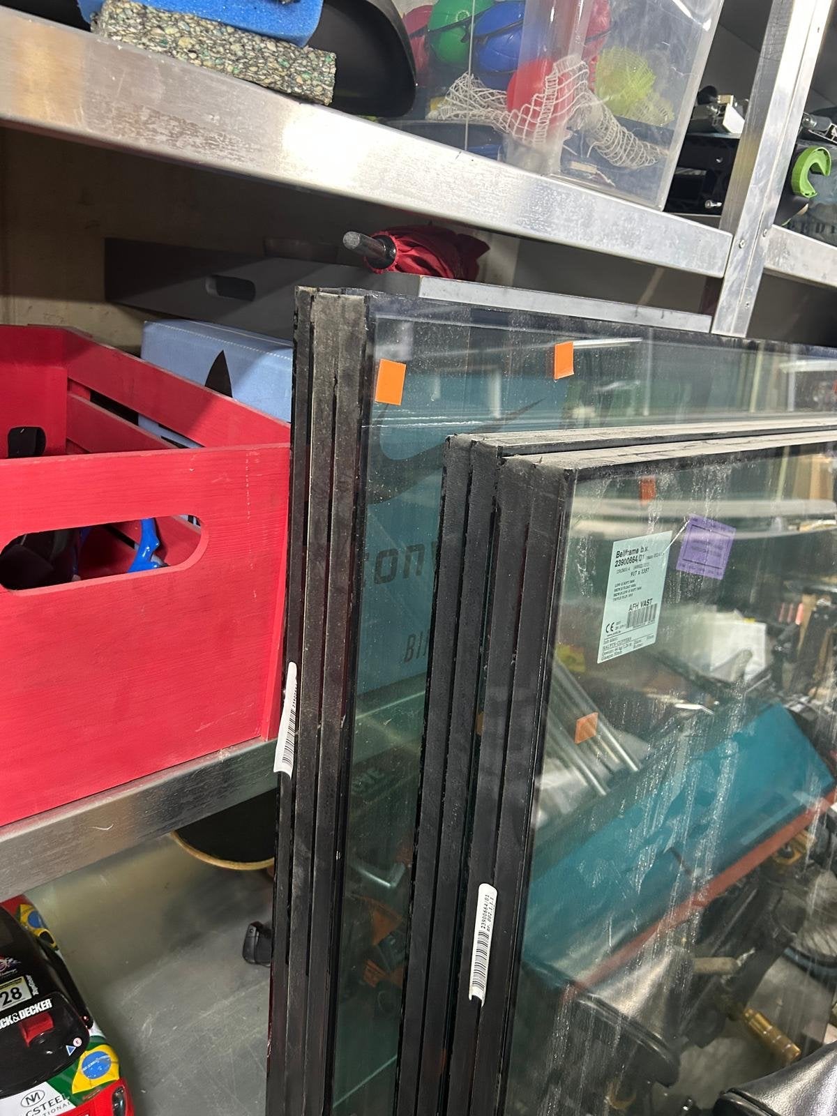 Nieuw tripple glas, Ophalen, Gevelraam of Ruit, 80 tot 120 cm, 120 tot 160 cm