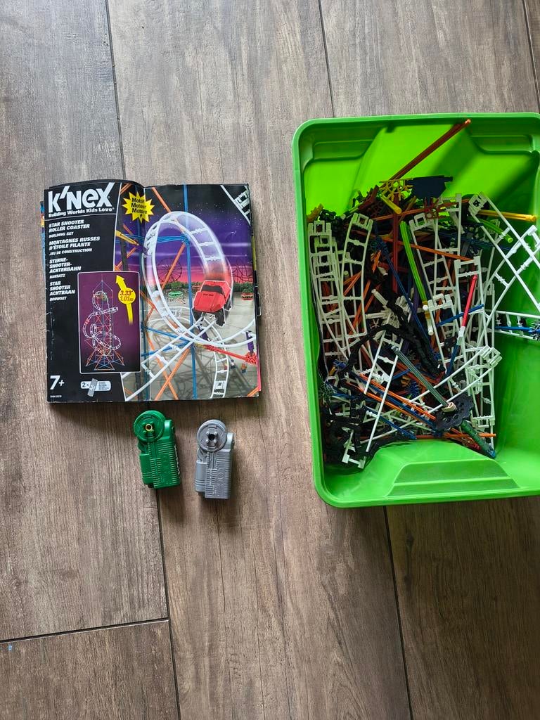 K'nex Star Shooter Achtbaan - Incompleet met 2 motoren, Ophalen of Verzenden