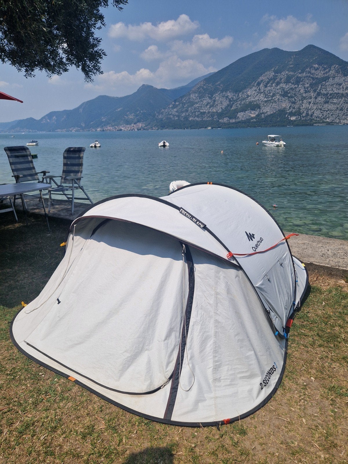 Quechua 2 Seconds 3 persoons pop-up tent, Caravans en Kamperen, Ophalen, Tot en met 2