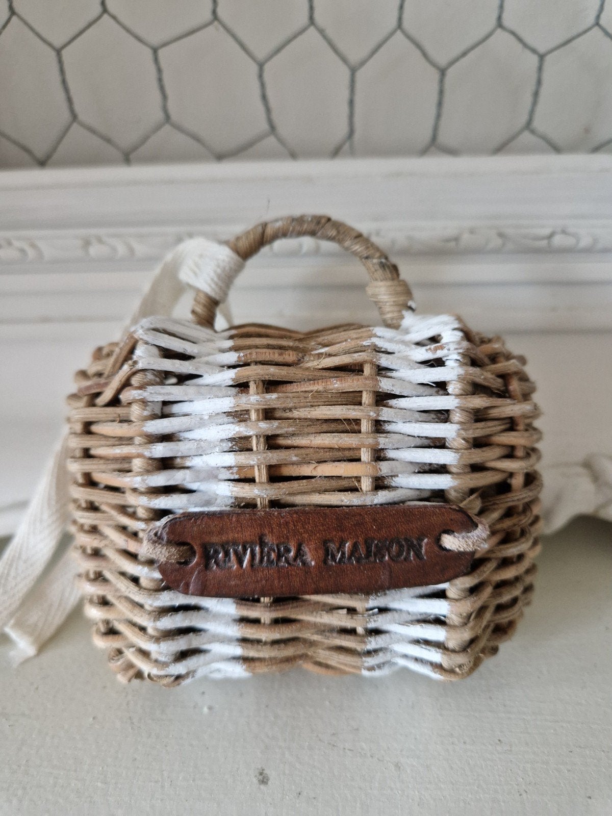 Riviera Maison rustic rattan koffertje., Meerkleurig, Nieuw, Ophalen of Verzenden, Landelijk