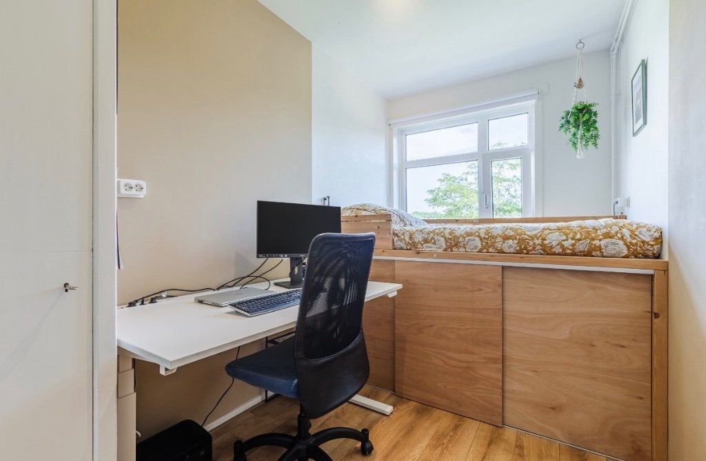 Zit/sta bureau, Huis en Inrichting, Ophalen, Zit-sta bureau, Gebruikt, Scandinavisch