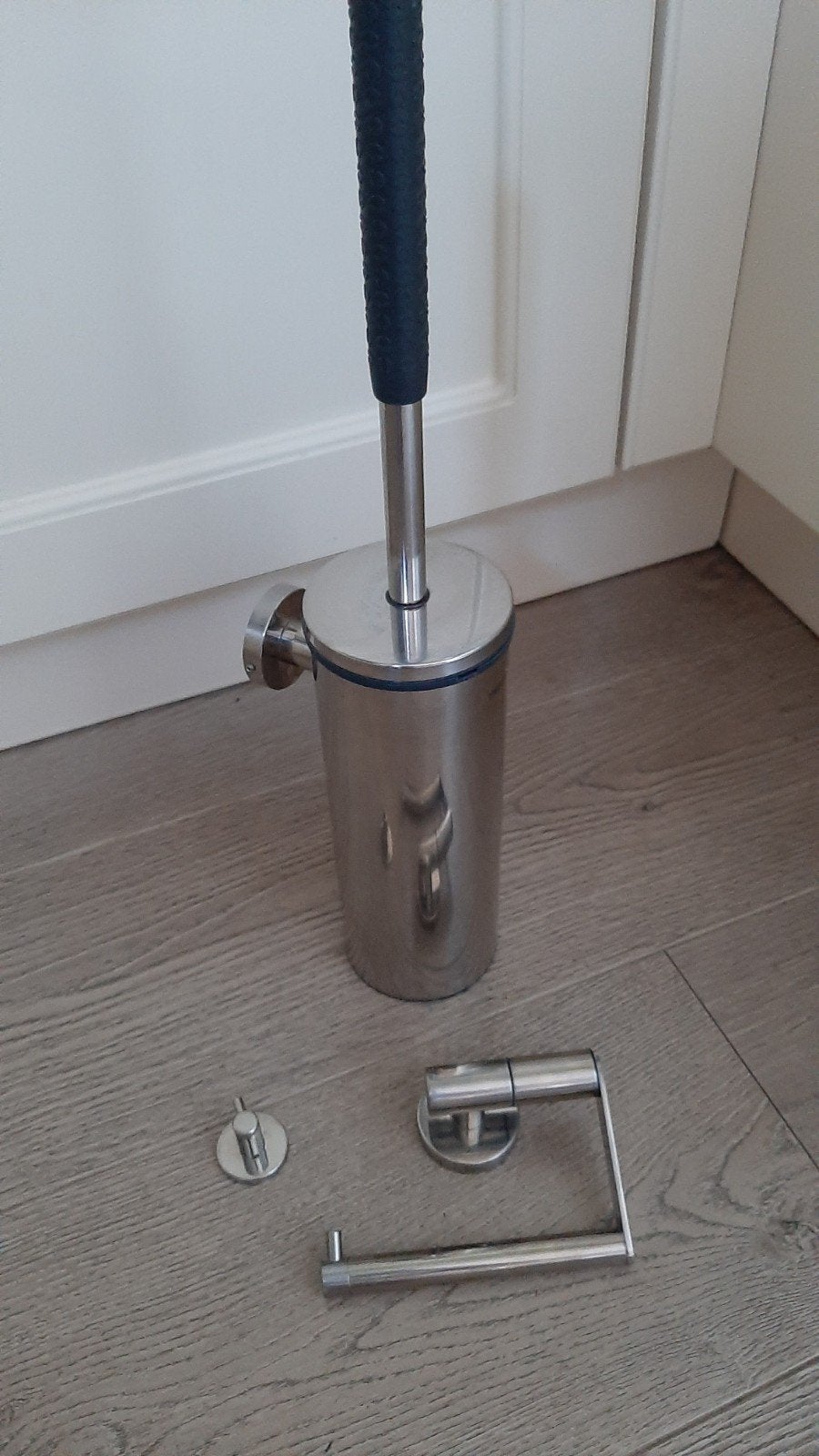 toiletset Chrome, merk Tiger, Ophalen, Zo goed als nieuw, Chroom, Toilet