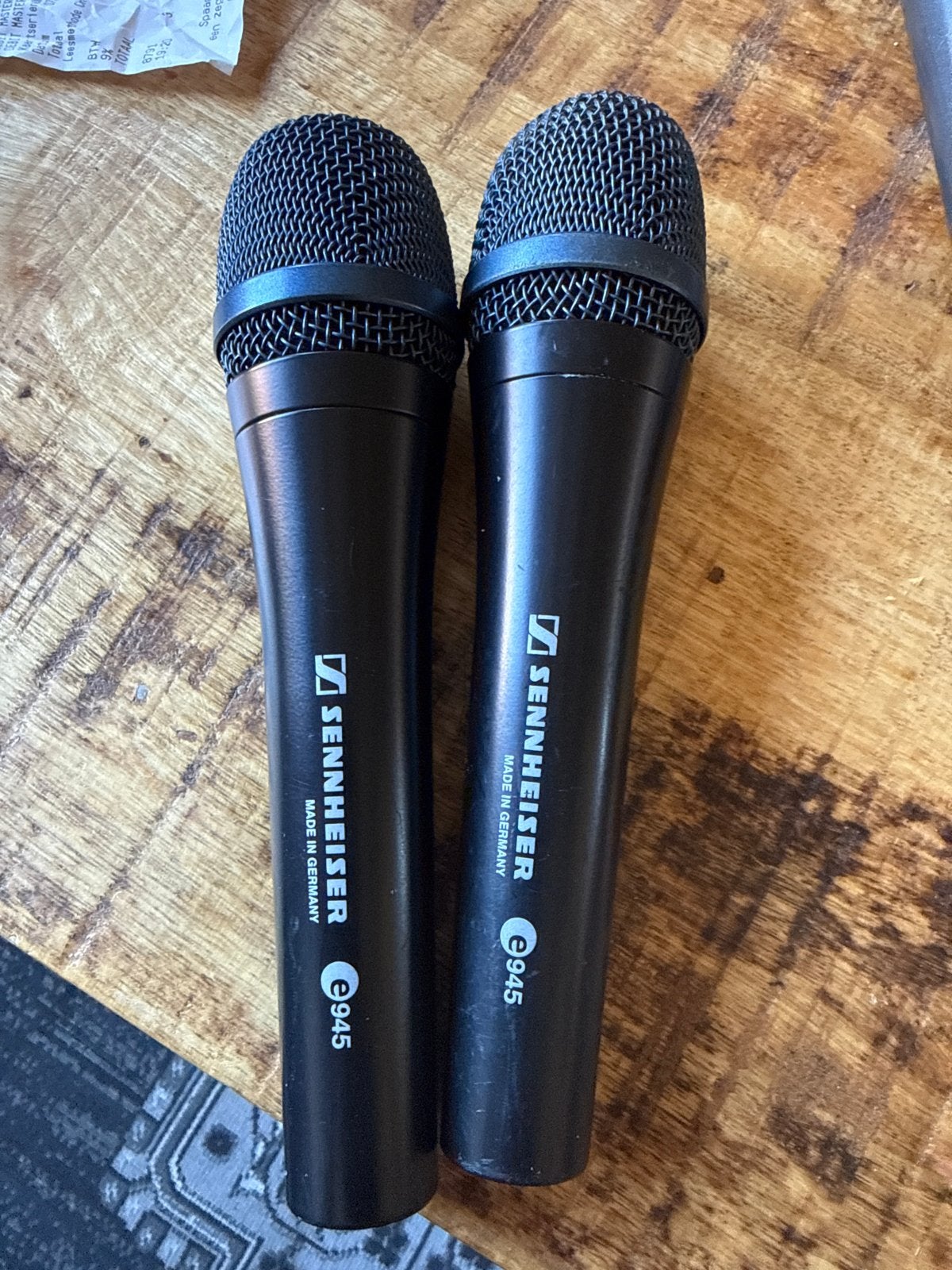 Sennheiser E945 Microfoons (2 stuks), Muziek en Instrumenten, Ophalen of Verzenden, Gebruikt, Zangmicrofoon