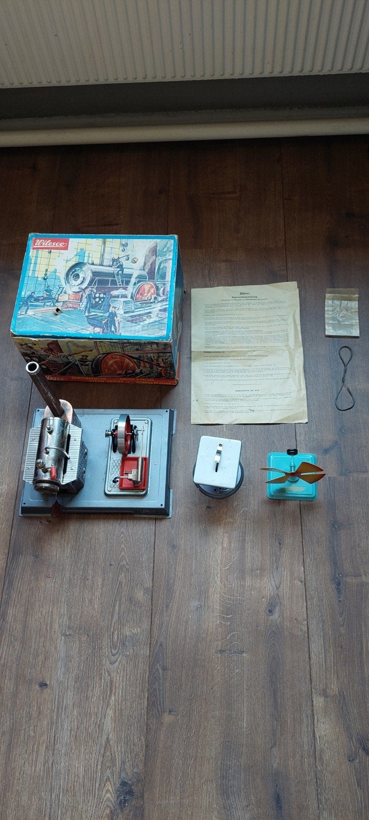 Wilesco D8 stoommachine,OVP en accessoires!, Antiek en Kunst, Ophalen of Verzenden