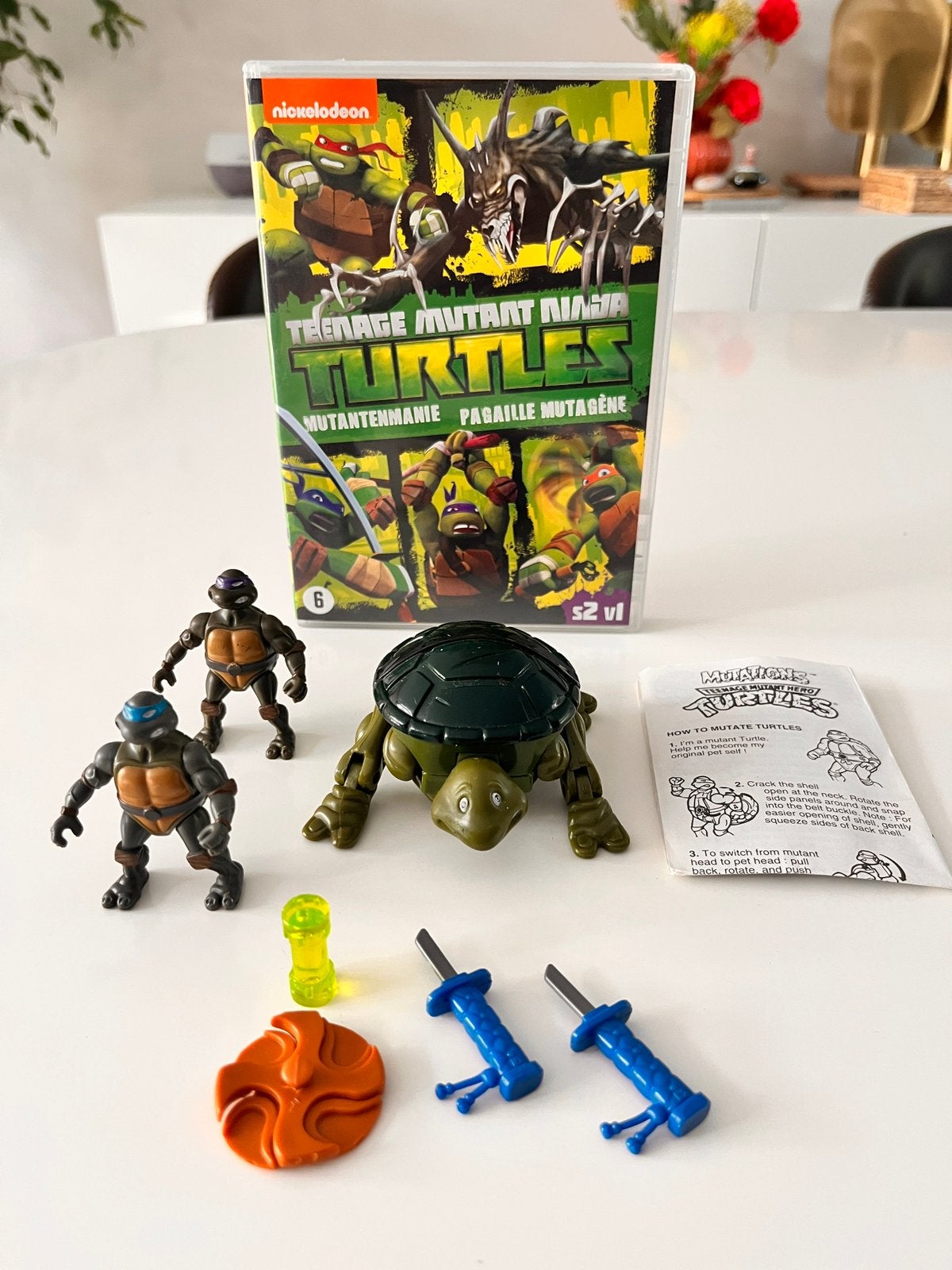 Vintage Teenage Mutant Ninja Turtles figuur (1992), Ophalen of Verzenden, Zo goed als nieuw