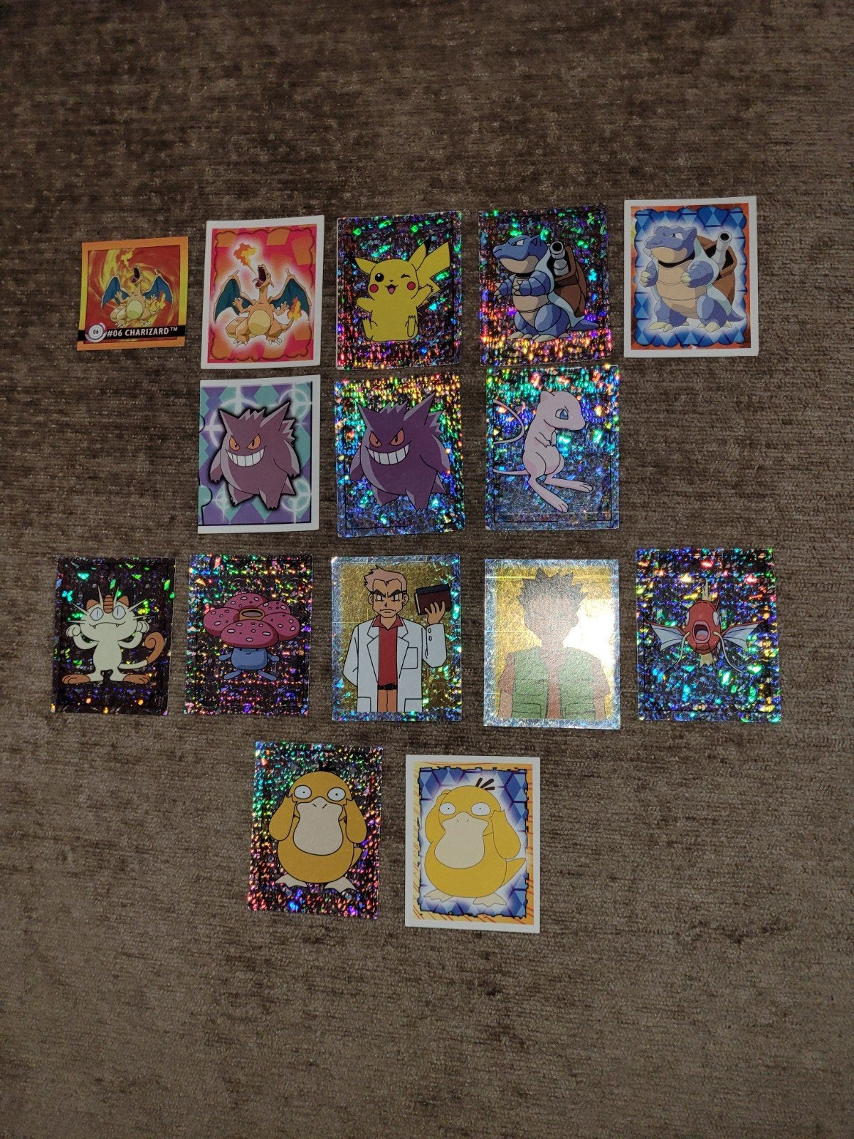 Grote collectie vintage Pokémon kaarten (holografisch), Ophalen of Verzenden, Gebruikt, Meerdere kaarten, Foil