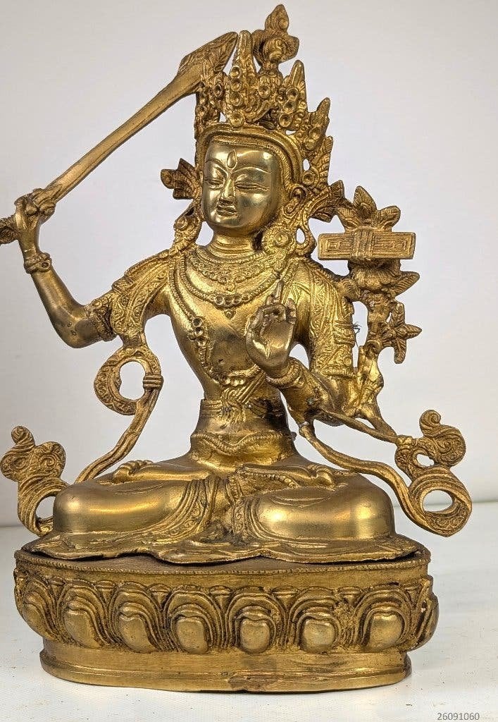 mooi beeld Boeddhistische Godheid Manjushri, Ophalen