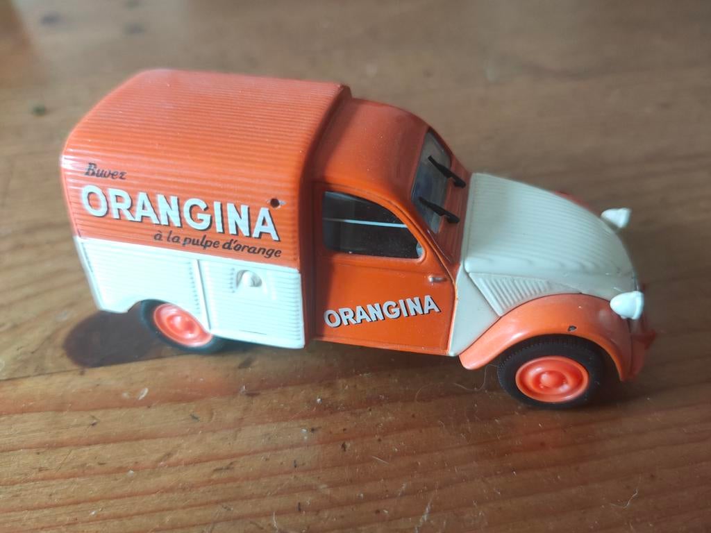 Citroën 2CV Azu 1:43 Norev nr10, Ophalen of Verzenden, Gebruikt, Auto, Norev