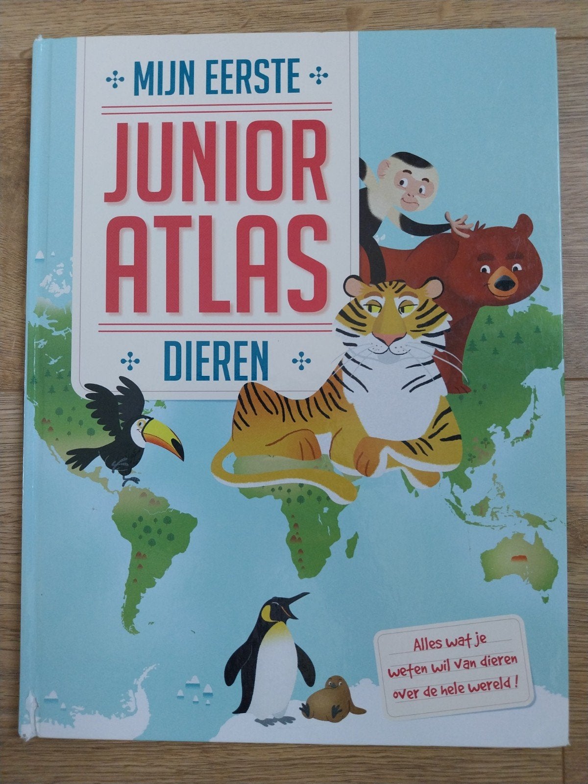 Mijn eerste Junior Atlas Dieren, Boeken, Ophalen of Verzenden, Zo goed als nieuw, Non-fictie