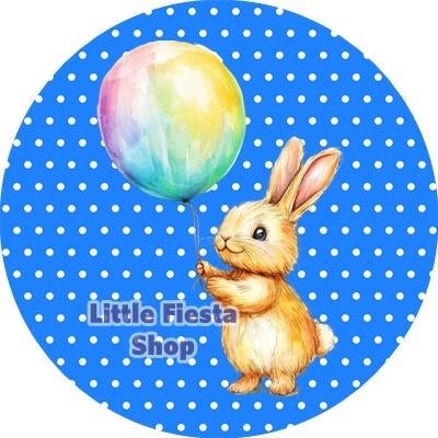 L2330 icing frosting konijntje 20cm eetbare taart print, Ophalen of Verzenden, Nieuw, Taarten, Versiering