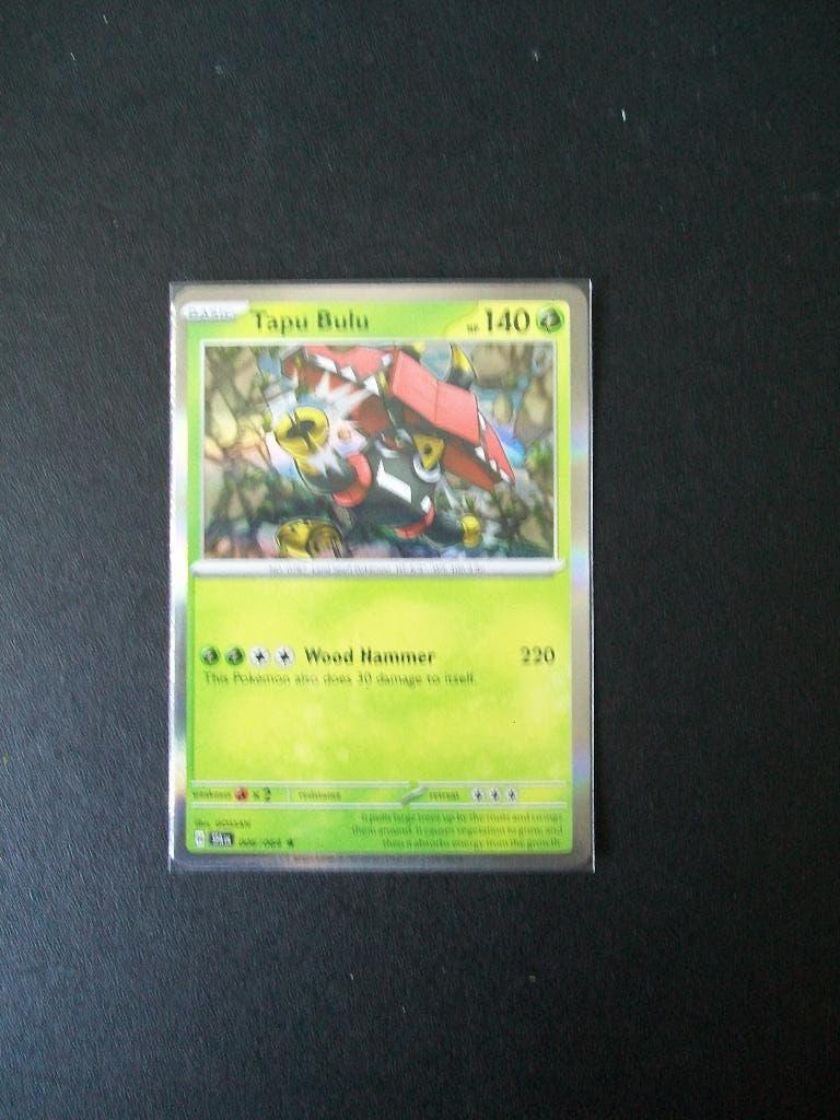 1767: Nieuwe Pokemon Kaart holo rare TAPU BULU HP140 006/064, Verzenden, Nieuw, Losse kaart, Foil