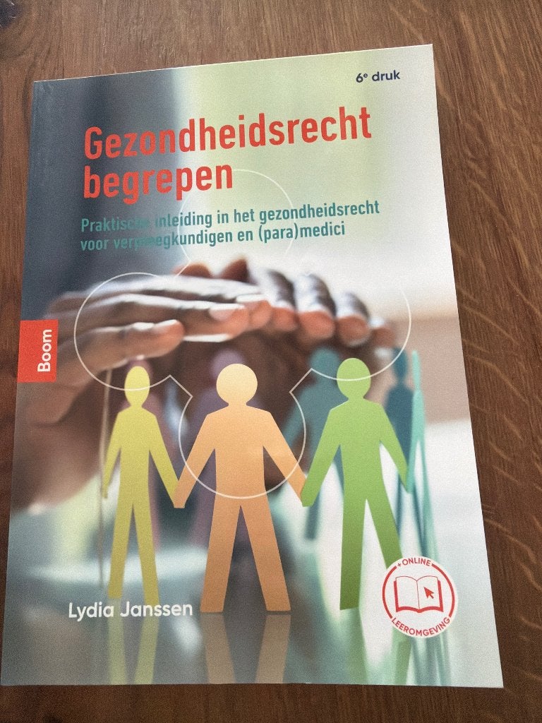 Gezondheidsrecht begrepen, Boom, Zo goed als nieuw, Beta, HBO