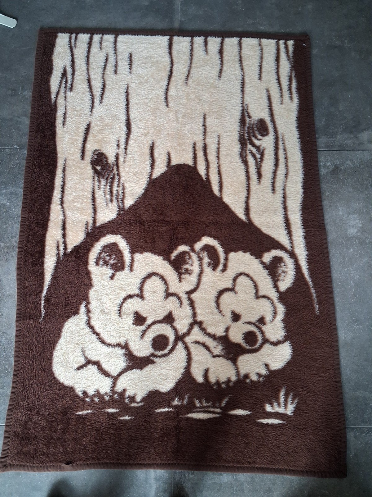Vintage baby dekentje, Ophalen of Verzenden, Zo goed als nieuw, 140 cm, Deken