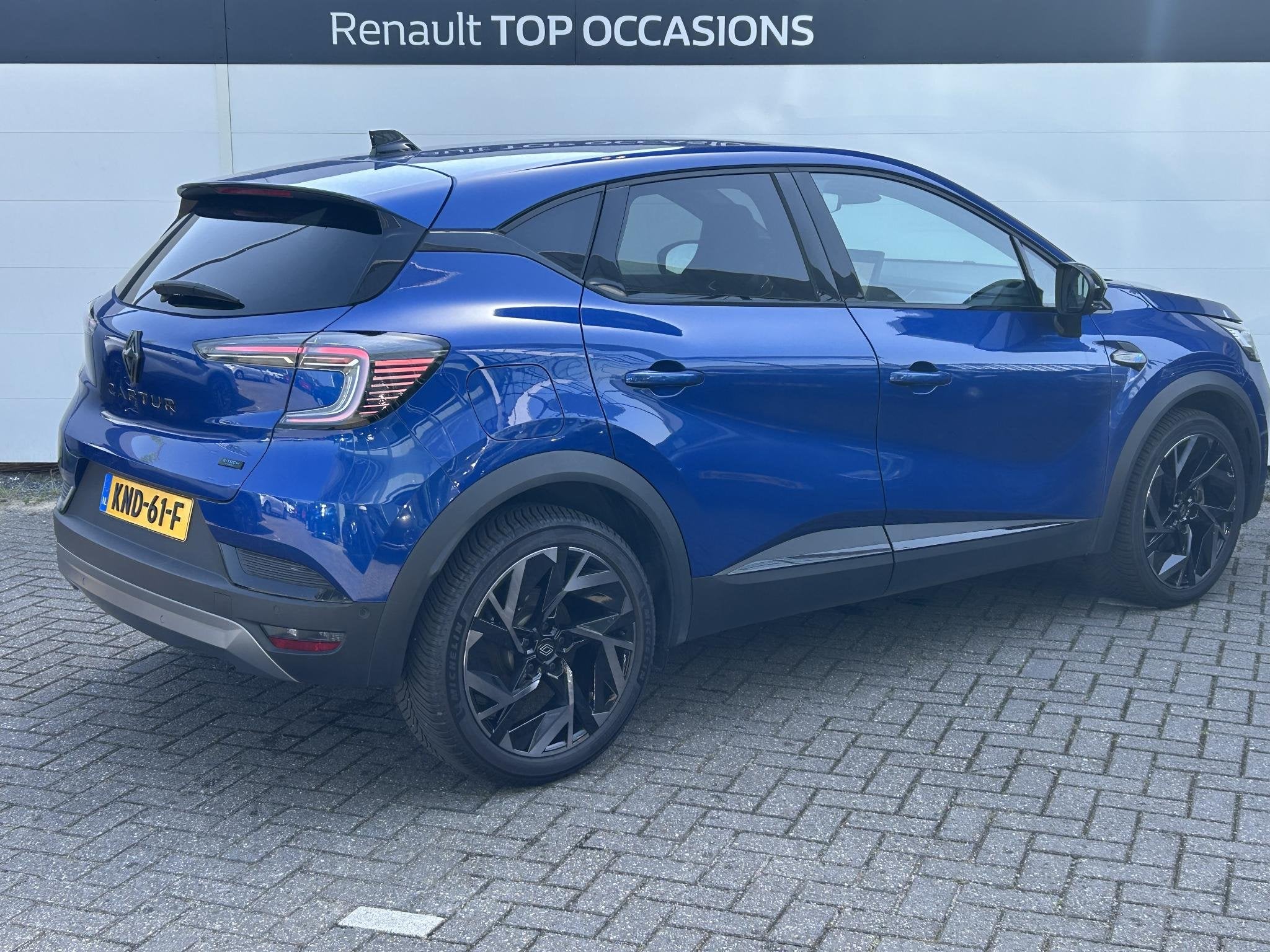Renault Captur 1.6 E-Tech full hybrid 145 esprit Alpine | Go, Auto's, Renault, 1345 kg, Gebruikt, Met garantie (alle), Blauw