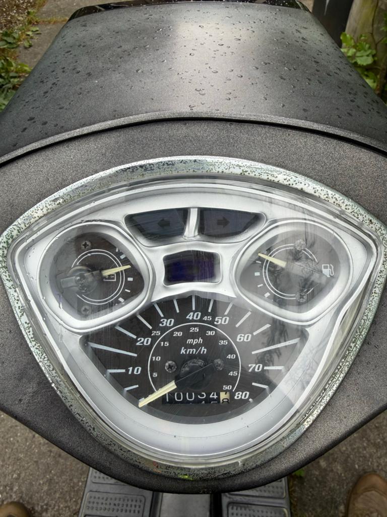 La souris Scooter - Mat Zwart, Fietsen en Brommers, Snorfietsen en Snorscooters, Gebruikt, Benzine, Ophalen, Overige merken