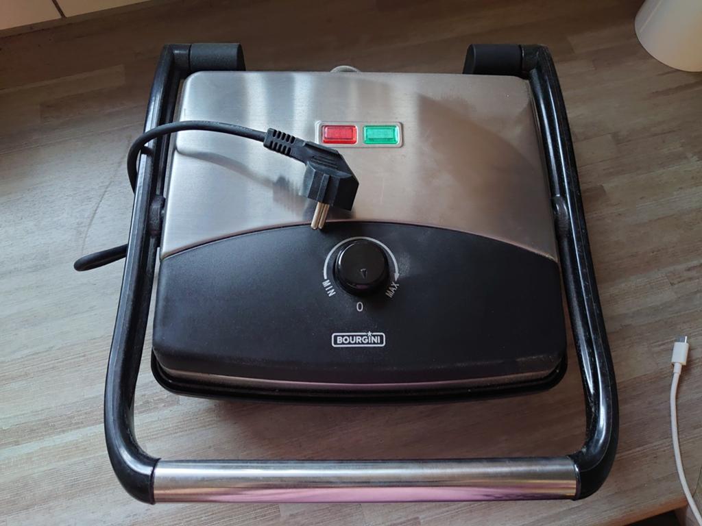 Bourgini contact Grill. Zo goed als nieuw, Ophalen of Verzenden, Zo goed als nieuw, Tafelgrill