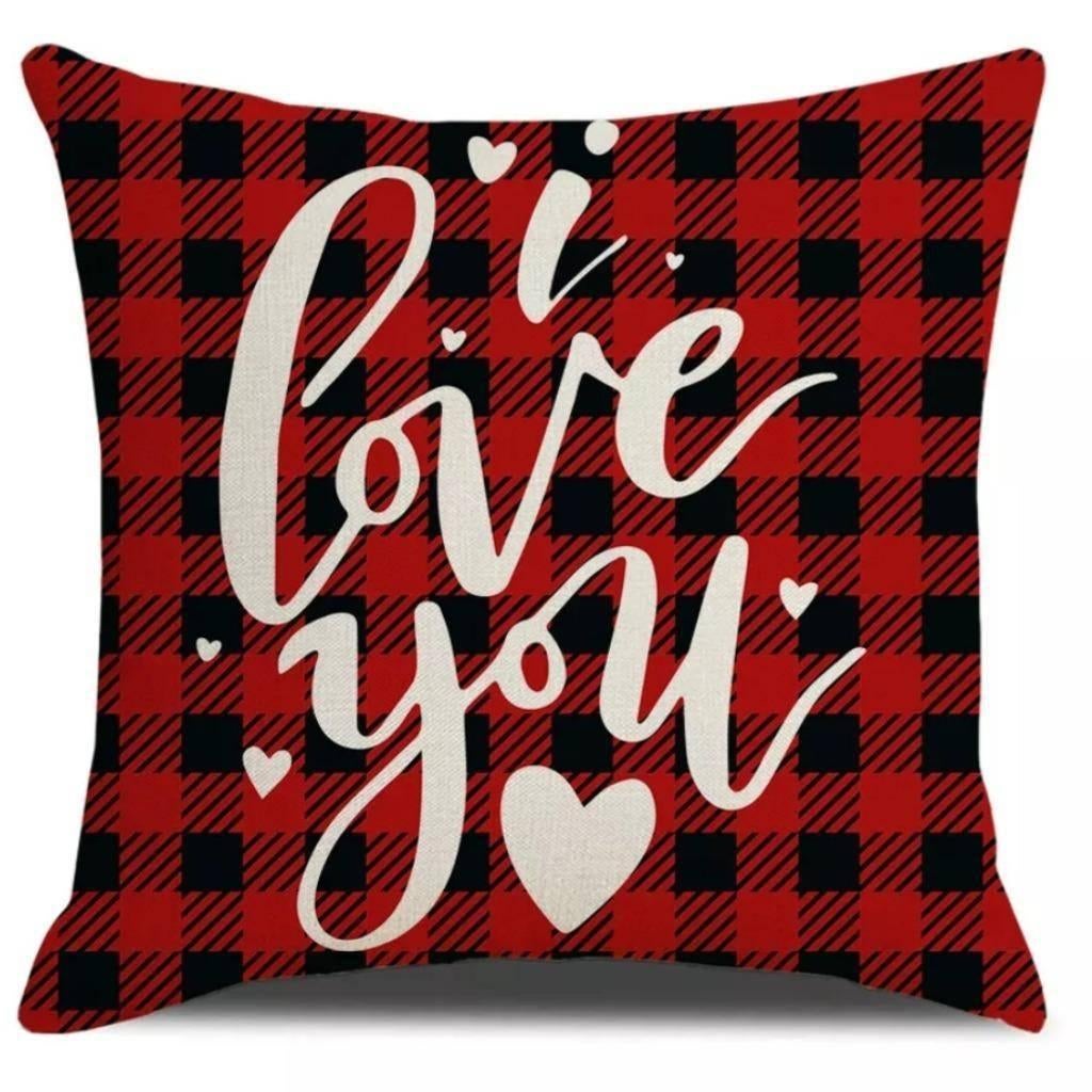 Nieuw kussenhoezen 45 - 45 cm. I love you. Dikkere kwaliteit, Ophalen of Verzenden, Nieuw, Rood, Vierkant