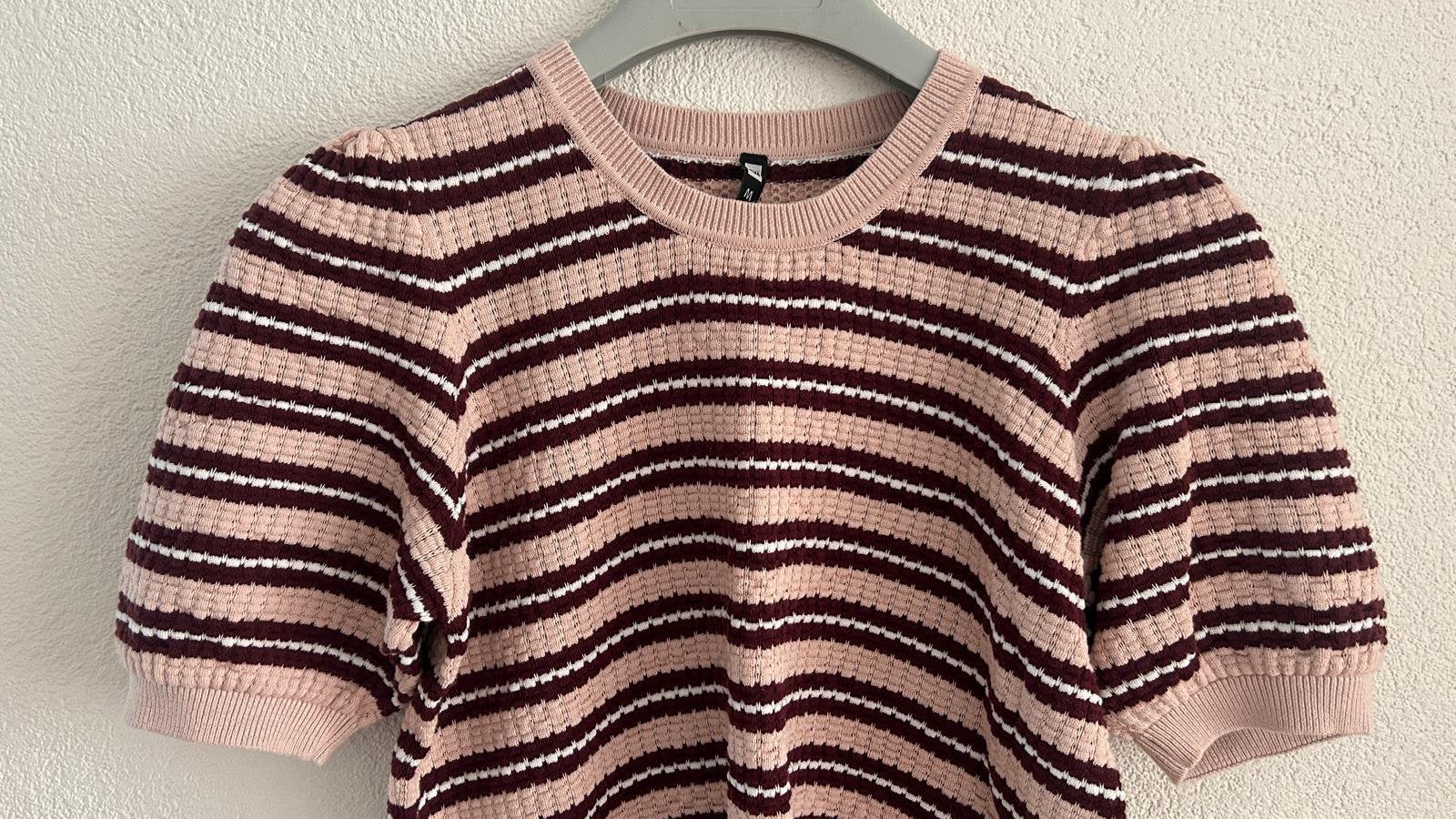 Zgan roze bordeaux trui shirt top Hema Franka maat m, Kleding | Dames, Maat 38/40 (M), Ophalen of Verzenden, Zo goed als nieuw