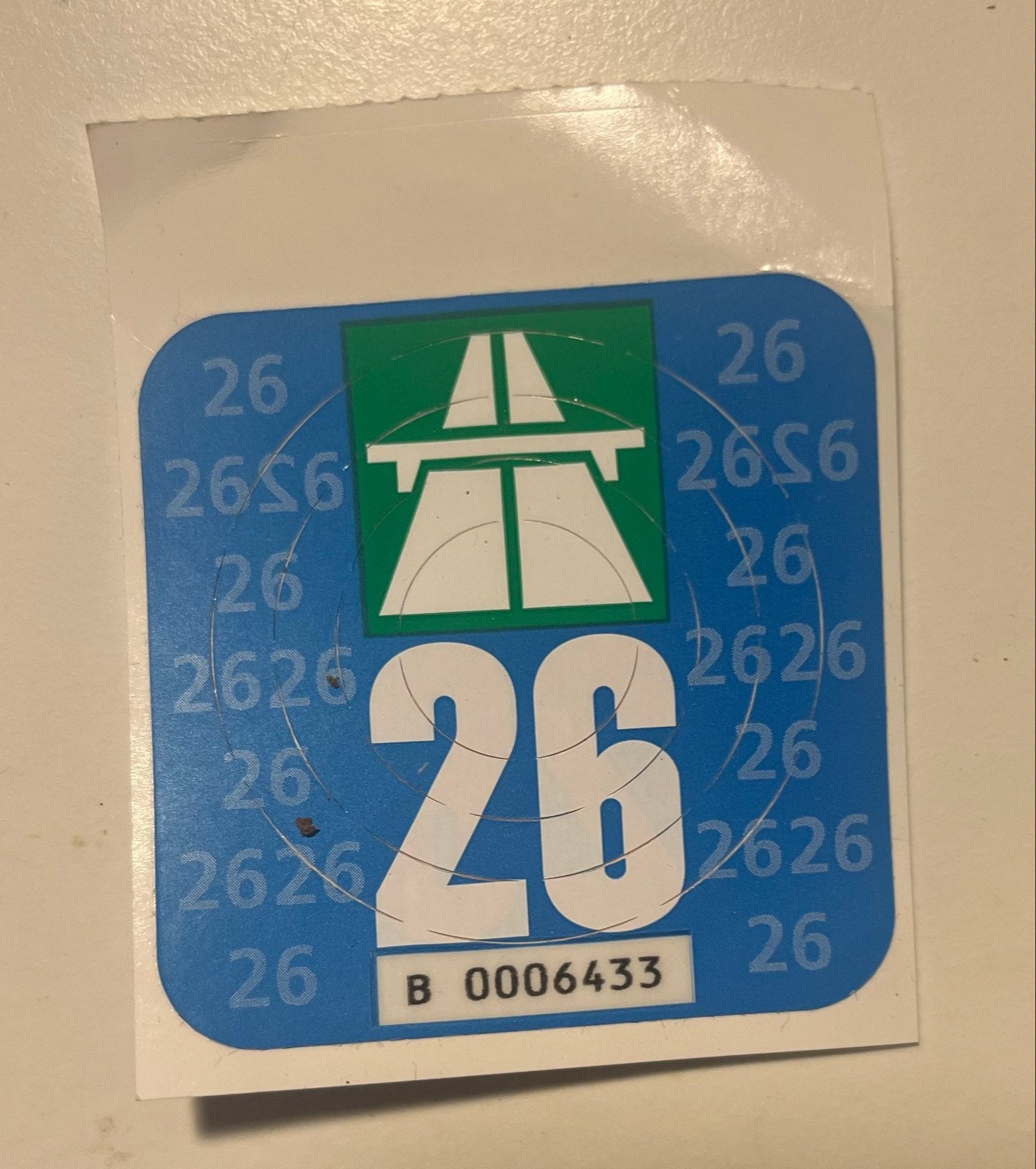 Autobahn Vignet Zwitserland 26, Ophalen of Verzenden, Nieuw