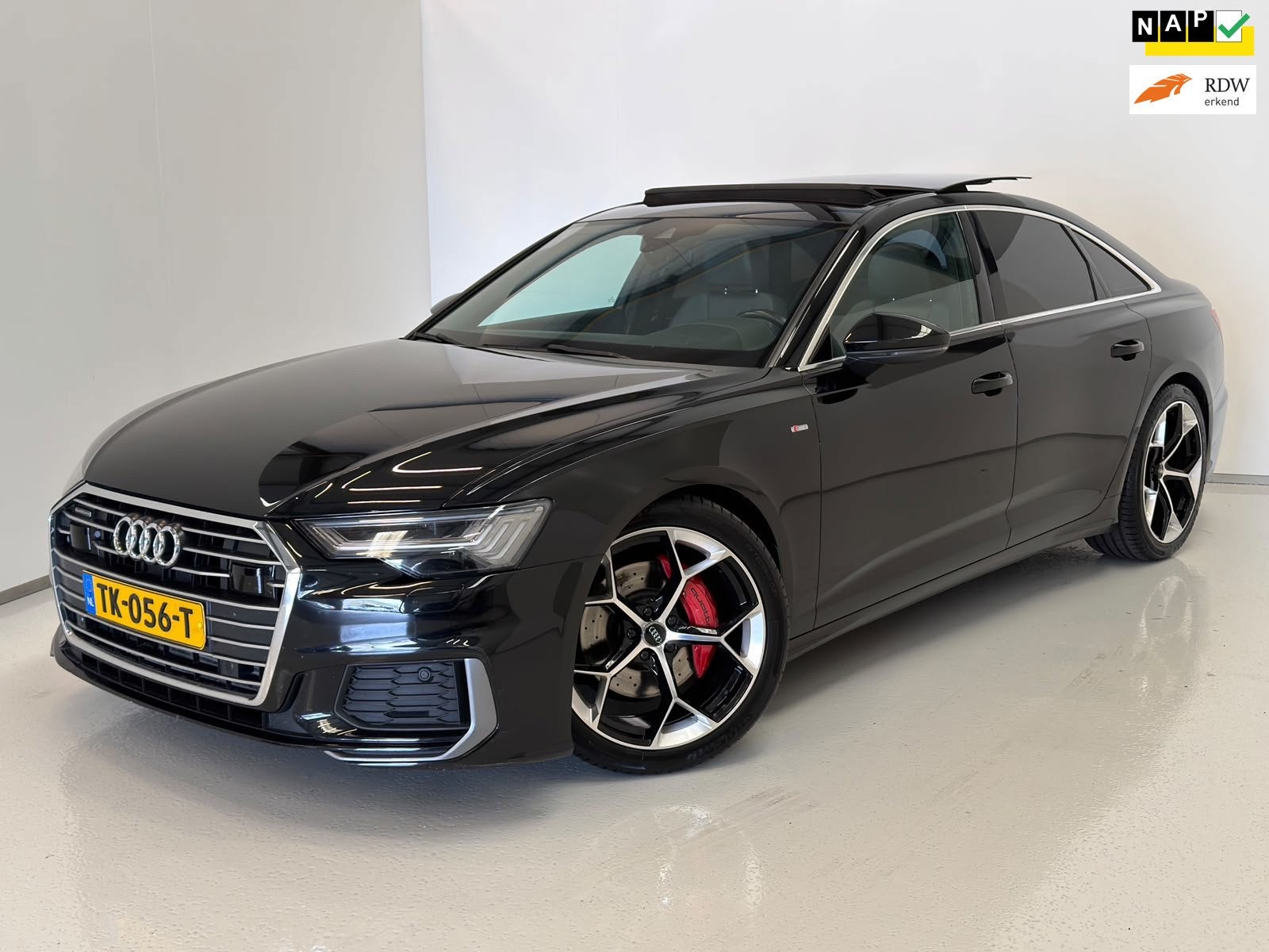 Audi A6 Limousine 50 TDI Quattro Sport S-Line / Pano / NL-au, Auto's, Automaat, 1800 kg, Euro 6, 2000 kg