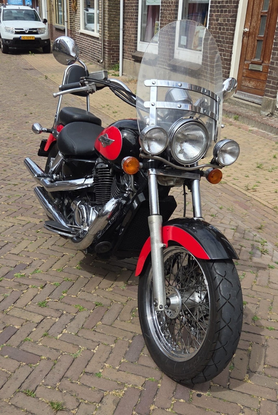 Honda Shadow VT 1100 C2 - Krachtige Chopper, Motoren, Motoren | Honda, Cardan-aandrijving, 2 cilinders, Gebruikt, Particulier