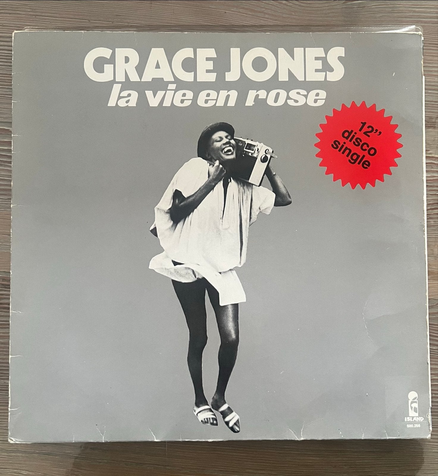 Grace Jones - La Vie En Rose 12" Disco Single, Cd's en Dvd's, Vinyl Singles, Ophalen, Gebruikt, Pop, EP