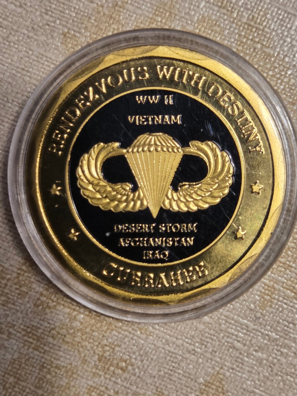 101st Airborne Division Challenge Coin - Screaming Eagles, Ophalen of Verzenden