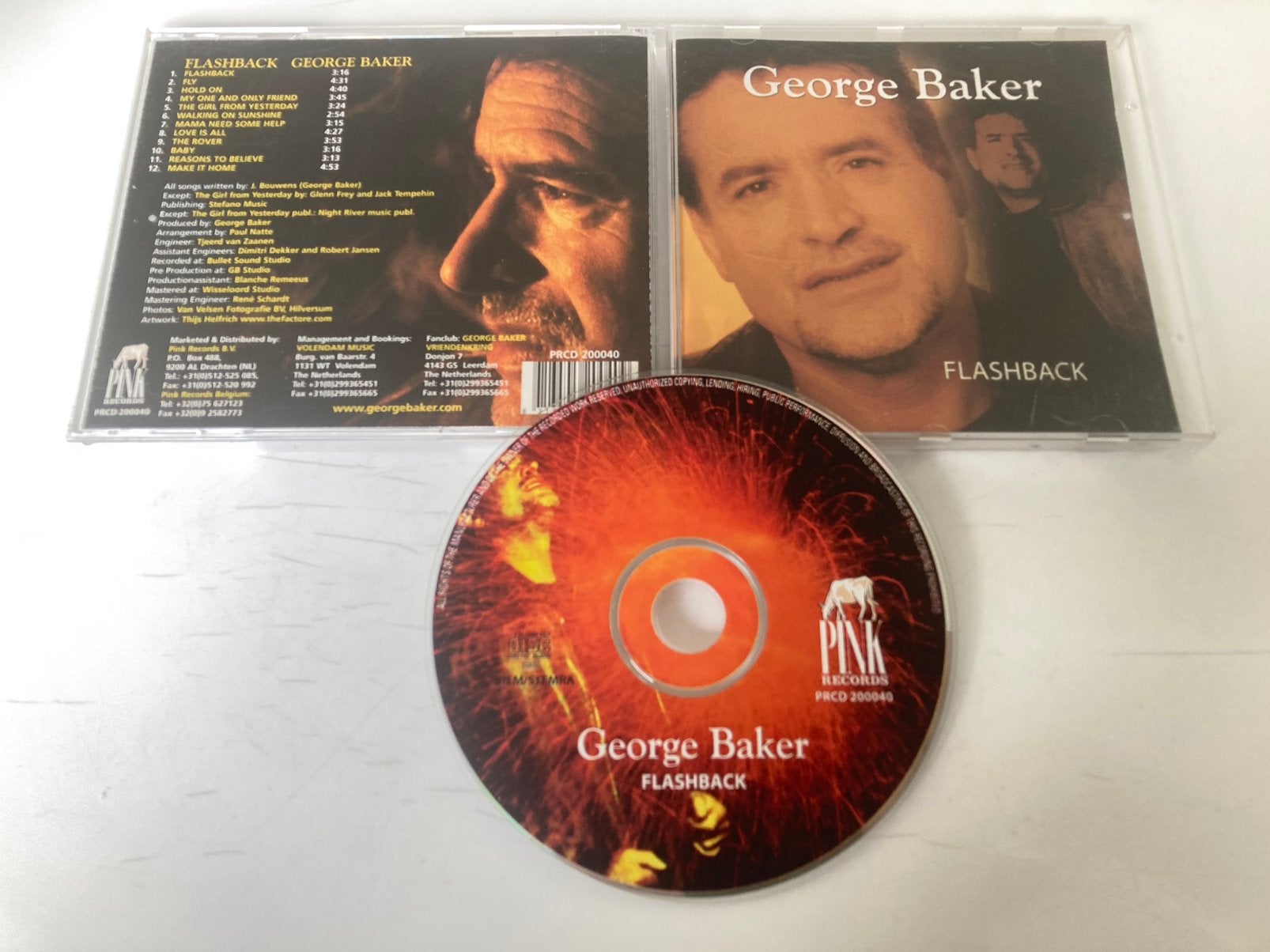 George Baker - Flashback, Cd's en Dvd's, Cd's | Pop, Ophalen of Verzenden, Zo goed als nieuw
