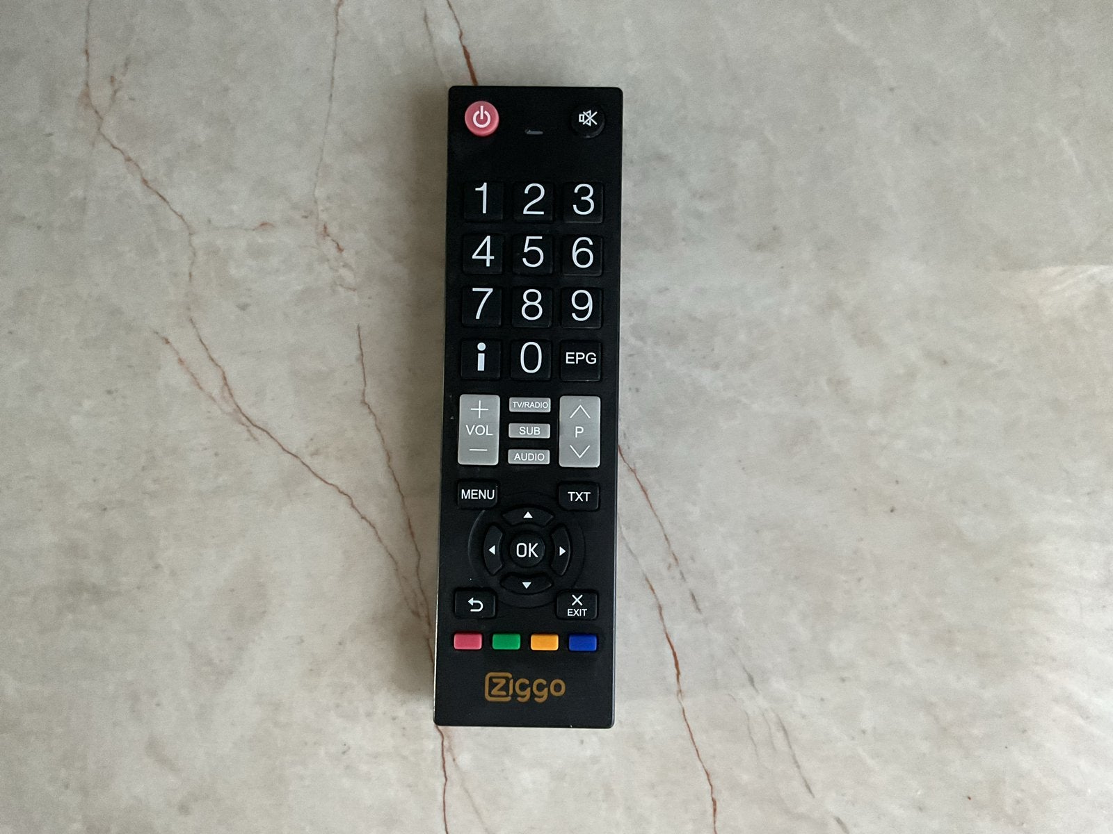 🔥 Ziggo Humax IRHD‑5500C Afstandsbediening 🔥 Origineel 🔥, Ophalen of Verzenden, Zo goed als nieuw, Origineel, Tv