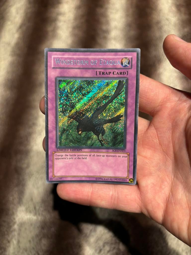 Yugioh SOI Windstorm of etaqua, Ophalen of Verzenden, Zo goed als nieuw